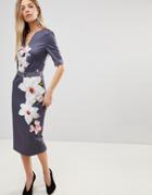 Ted Baker Bisslee Pencil Dress In Chatsworth Bloom - Multi