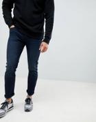 Emporio Armani J06 Slim Fit Stretch Denim 5 Pocket Jean In Dark Wash - Navy
