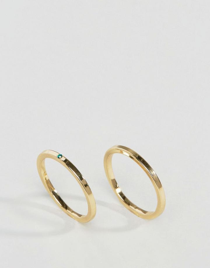 Pieces Ring Set - Gold