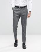 Asos Wedding Skinny Suit Pant In Micro Texture - Multi