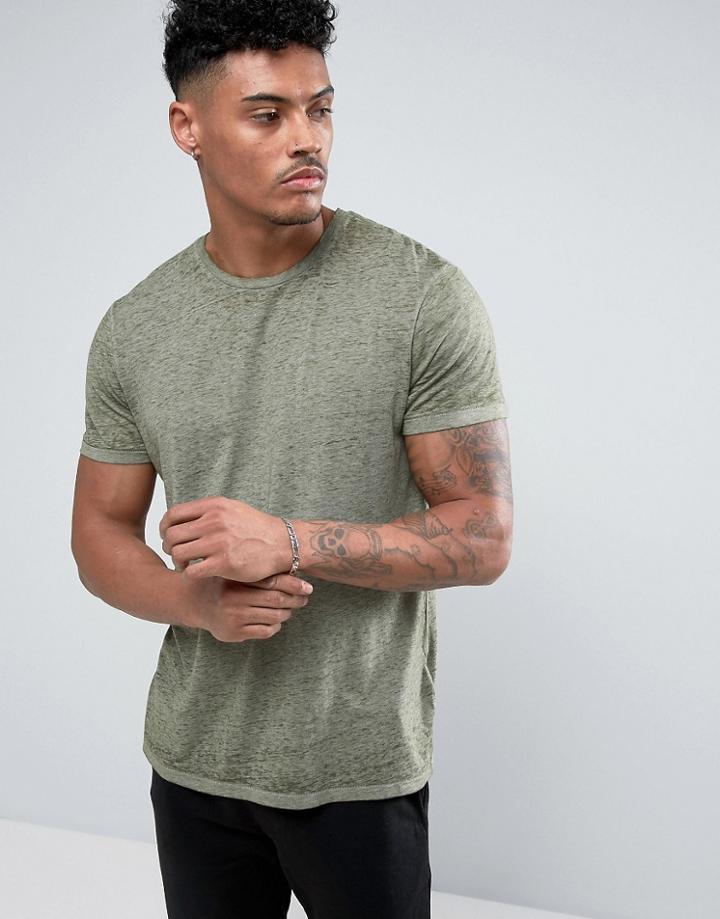 Yourturn Burnout T-shirt - Green
