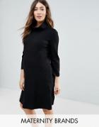 Isabella Oliver Marlow Maternity Tunic Dress - Black