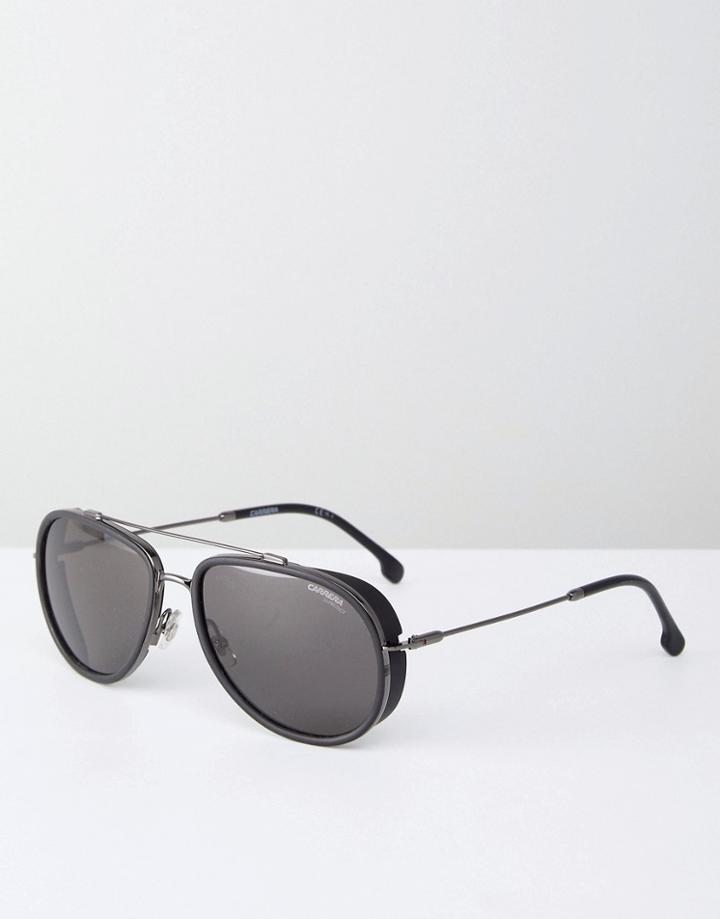 Carrera Aviator Sunglasses In Black - Black