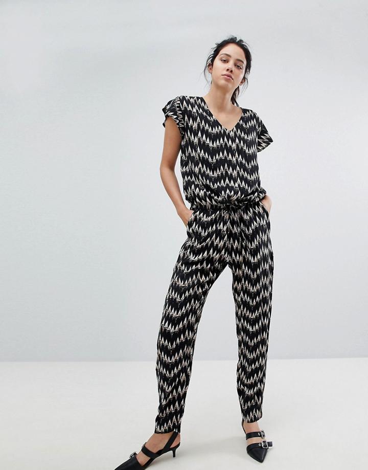 B.young Zig Zag Jumpsuit - Multi