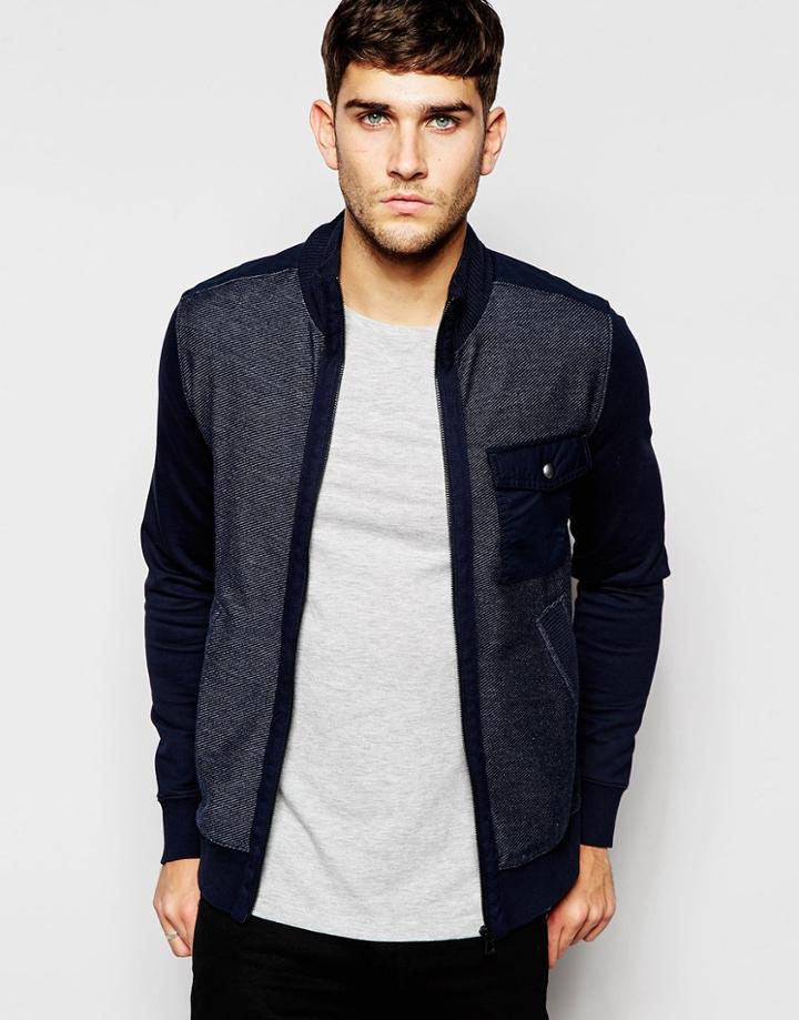 Boss Orange Sweatshirt With Contrast Front - Black