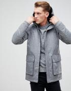 Only & Sons Padded Parka - Gray