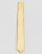 Moss London Tie With Tie Clip - Yellow