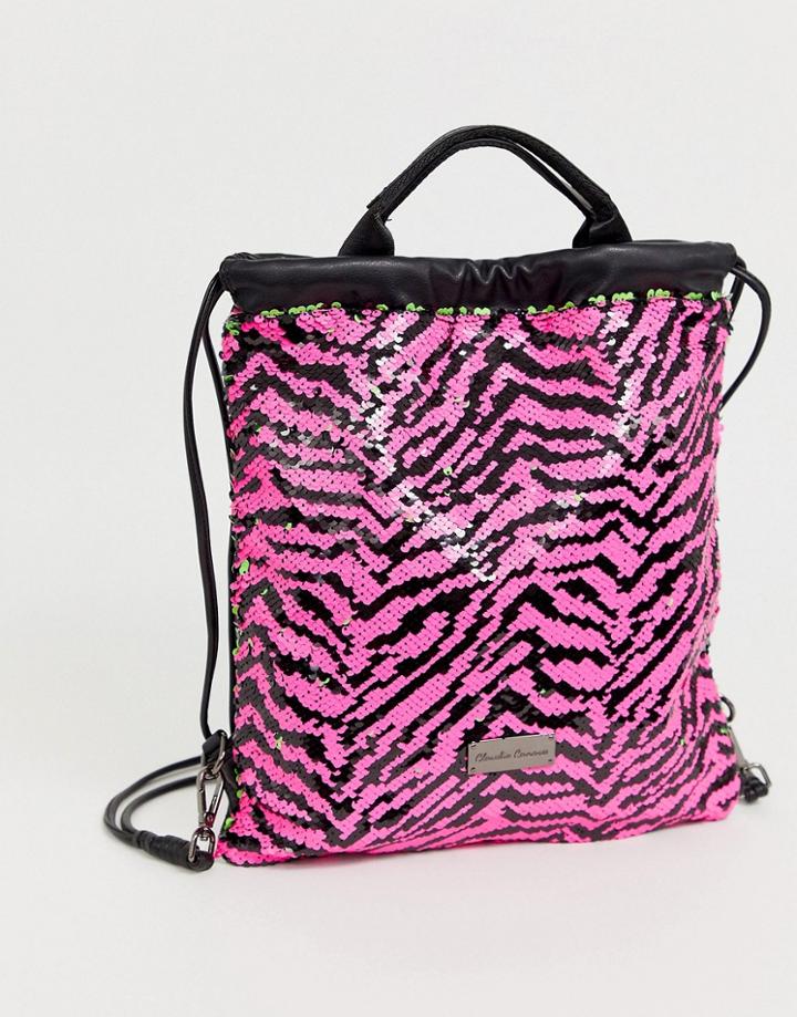 Claudia Canova Tote Bag With Removable Pouch-pink