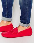 Bobbies Le Magnifique Suede Driving Shoe - Red