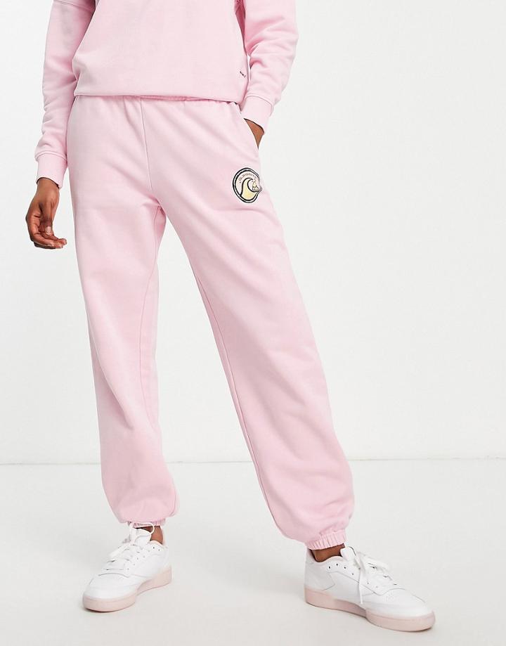 Quiksilver The Fleece Sweatpants In Purple