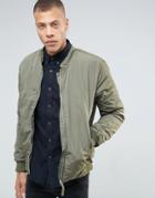 Selected Homme Bomber Jacket - Green
