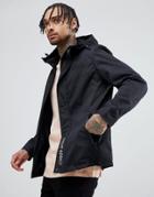 Night Addict Hooded Jacket - Black