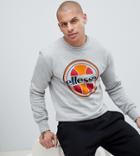 Ellesse Vitale Crew Neck Sweatshirt In Gray - Gray