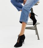 New Look Lace Up Heeled Shoe