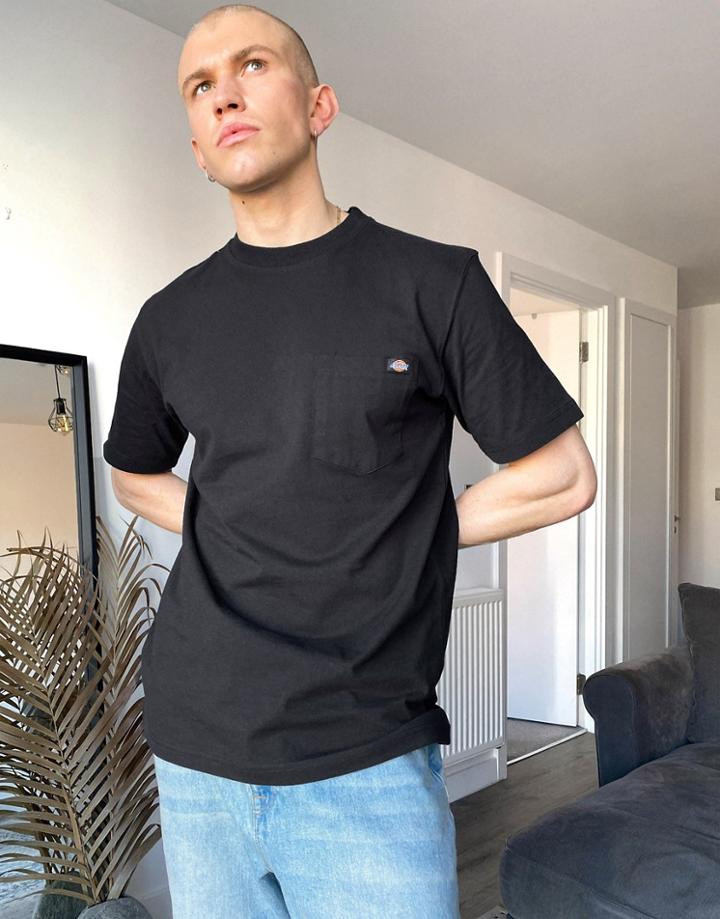 Dickies Porterdale Pocket T-shirt In Black