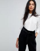 Y.a.s Shirt With Frill Detail - White