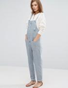 Vanessa Bruno Athe Button Front Overalls - Blue