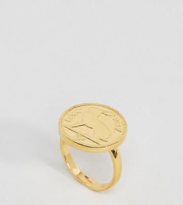 Katie Mullally Gold Irish Coin Ring - Gold