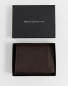 French Connection Premium Folded Cardholder-brown