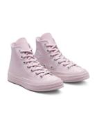 Converse Chuck 70 Hi Hybrid Shine Patent Faux-leather Sneakers In Himalayan Salt-pink