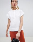 In Wear Saia Frill Shirt - White