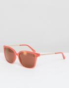 Ted Baker Elin Sunglasses In Pink - Pink