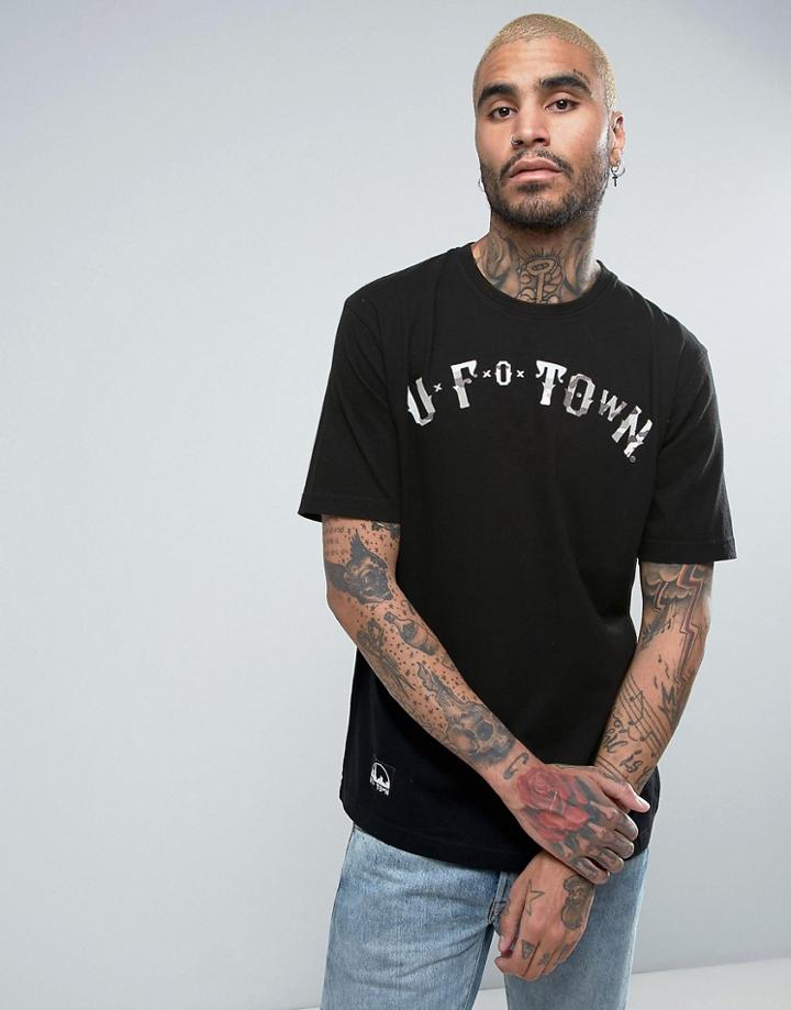 Ufo Town Arch Logo T-shirt - Black