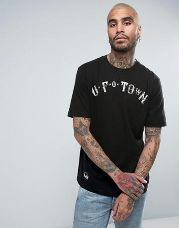 Ufo Town Arch Logo T-shirt - Black