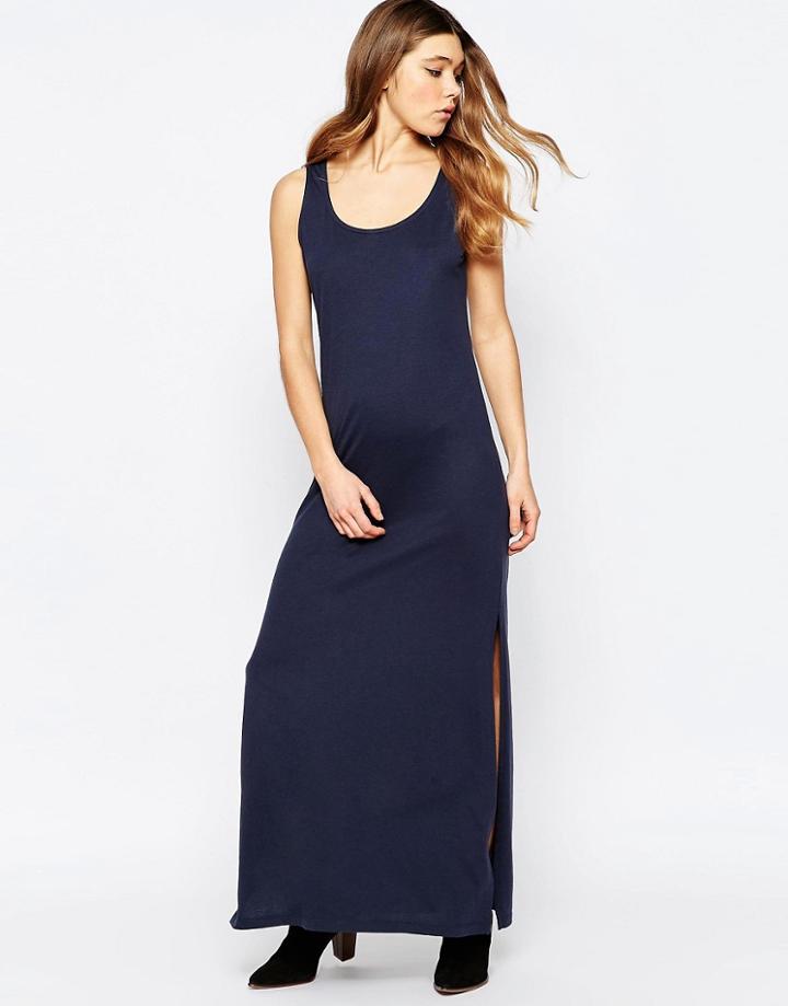 B.young Sleeveless Jersey Maxi Dress - Parisian Night