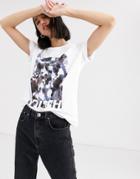 Native Youth Relaxed T-shirt With Abstract Smudge Print
