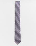Ben Sherman Puppy Tooth Tie-red
