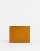Smith & Canova Leather Bilfold Wallet In Tan-brown
