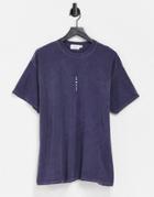 Topman Oversized T-shirt With Vertical Nowhere Print In Gray-grey