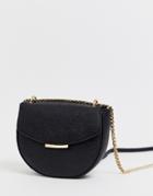 Aldo Saddle Bag With Cross Body Strap - Black