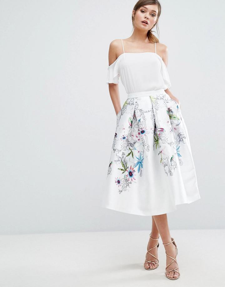 Ted Baker Petale Skirt - White
