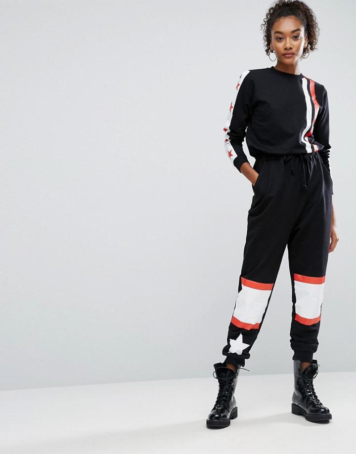 Asos Jumpsuit With Motocross Detail - Multi