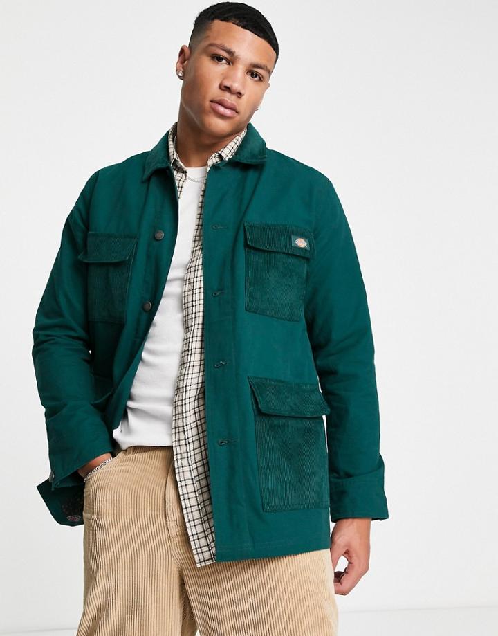 Dickies Reworked Chore Jacket In Green