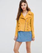 Minkpink Biker Jacket - Beige