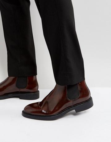 Vagabond Alex Hi Shine Chelsea Boots - Brown