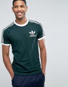 Adidas Originals California T-shirt In Green Bq7559 - Green