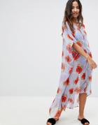 Y.a.s Poppy Printed Beach Cover-up - Multi