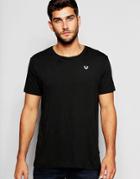 True Religion Longline Logo T-shirt - Jet Black