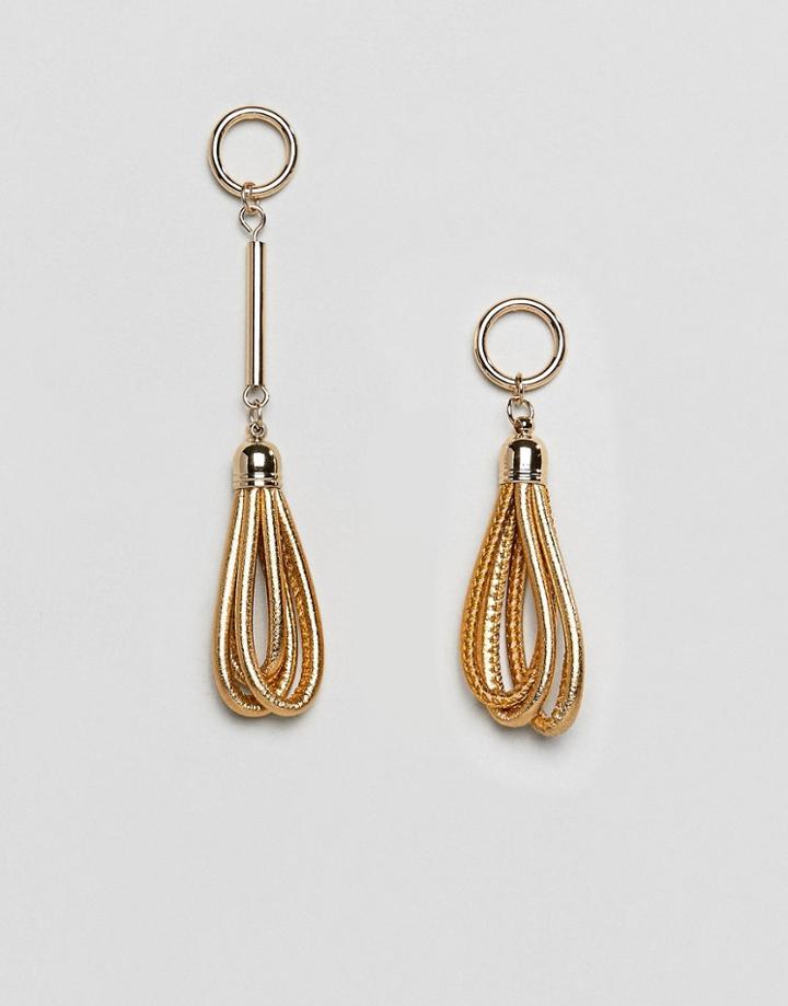 Ashiana Loop Drop Earrings - Gold