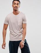 Selected Homme Pique T-shirt - Pink