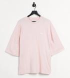 Asos 4505 Curve Icon Oversized Cotton T-shirt-orange