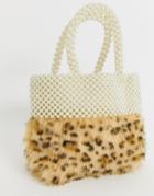 Skinny Dip Leopard Penelope Tote Bag - Multi