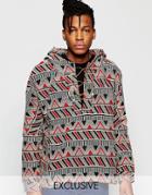 The New County Geo-tribal Hoodie - Red