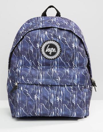 Hype Backpack Cracked - Black