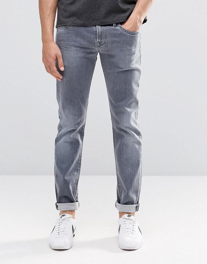 Pepe Hatch Slim Jeans D81 Mid Gray - Open End Gray