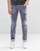 Pepe Hatch Slim Jeans D81 Mid Gray - Open End Gray